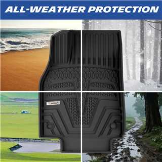 Michelin Elite Series Floor Mats for 2025+ Tesla Model Y Juniper, Floor & Frunk & Trunk & Rear Lower & Backrest Mat & Bumper Guard, 5 Seat, Not Fit Standard, All-Weather Floor Liner, Full Protection