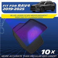 Michelin Premier Series Trunk Liner for 2019-2024 2025 Toyota RAV4, All-Weather Trunk Mat, Custom Fit, Durable TPE, Cargo Mat, Non-Slip Cargo Liner (Not Fit 2026)