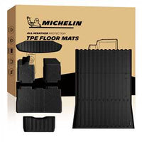 Michelin Premier Series Floor Mats & Truck Bed/Frunk/Rear Lower Mat for 2025-2026 Tesla Cybertruck (Bed with Corrugated Front Wall), 6PCS, All-Weather Truck Bed Liner, Custom Fit, Bedliner