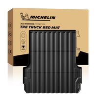 Michelin Colorado Canyon 5FT 2023-2026 truck bed mat displayed with branded packaging box and product layout