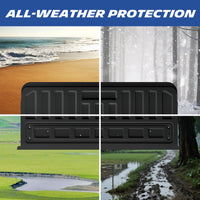 Michelin Colorado Canyon tailgate mat 2015–2022 shown across beach snow mud and wet terrain