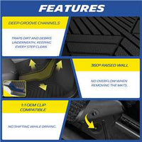 Michelin Equinox Terrain floor mats 3PCS 2025-2026 deep grooves raised edge