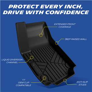 Michelin Floor Mats for 2025–2026 Chevy Equinox & GMC Terrain (Gas) 3PCS All-Weather TPE
