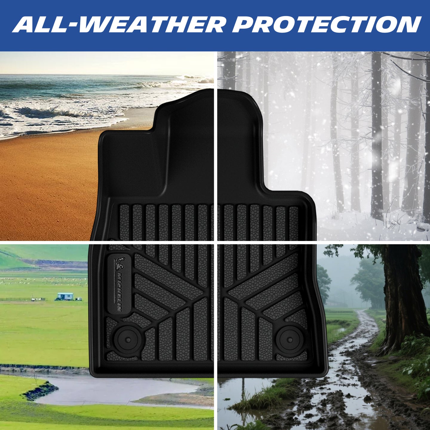 Michelin Explorer 6 Seats 2020-2021 floor mats all weather scene