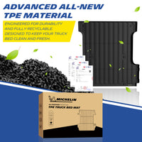 Michelin Ford F150 5.5FT 2015-2023 truck bed mat with TPE material pellets and retail packaging box