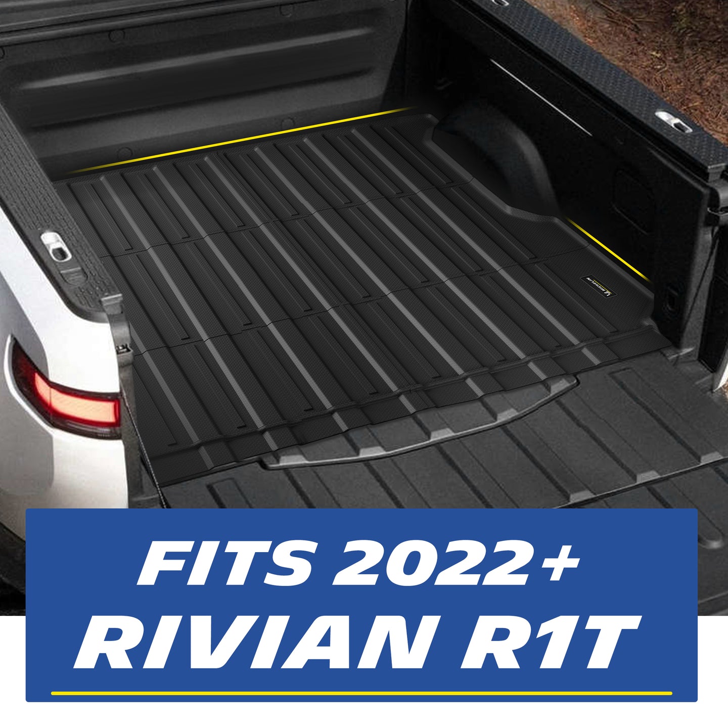 Michelin Ford F-150 tailgate protector 2021-2026 installed on open truck tailgate with custom fit