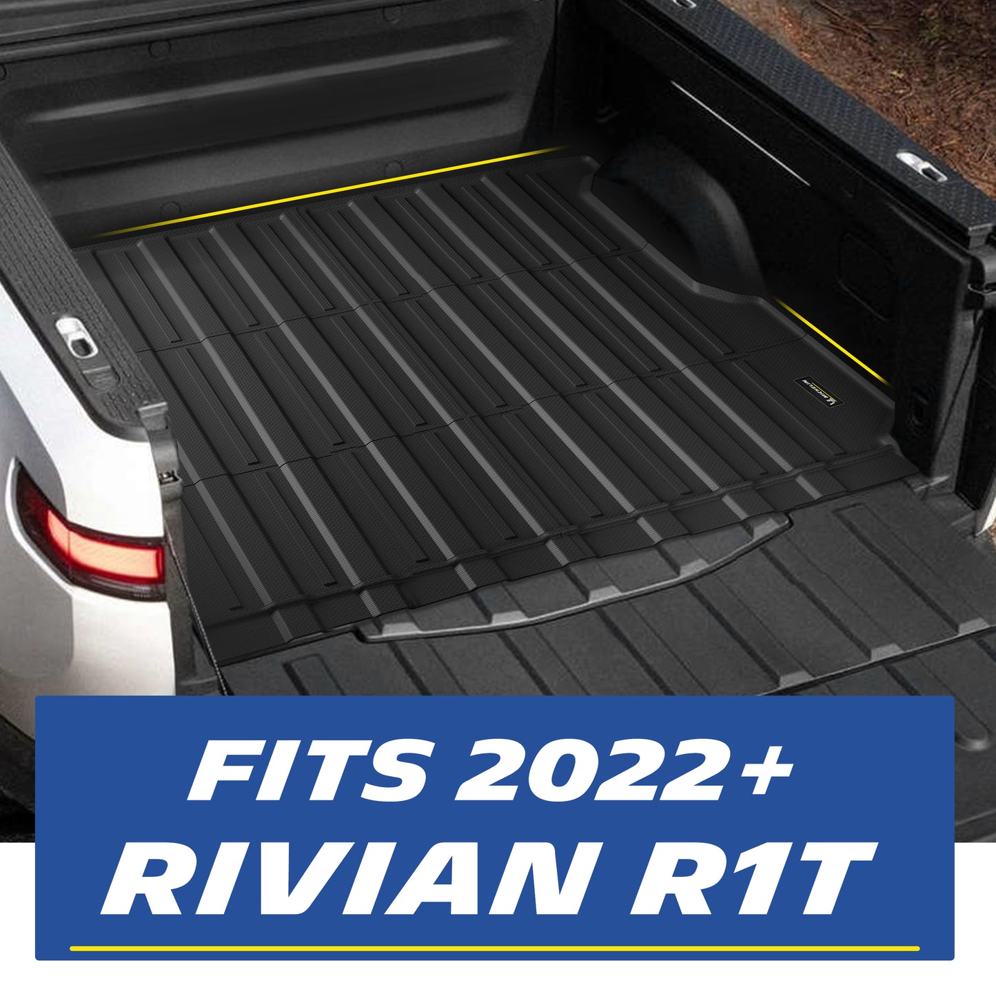 Michelin Ford F-150 tailgate protector 2021-2026 installed on open truck tailgate with custom fit