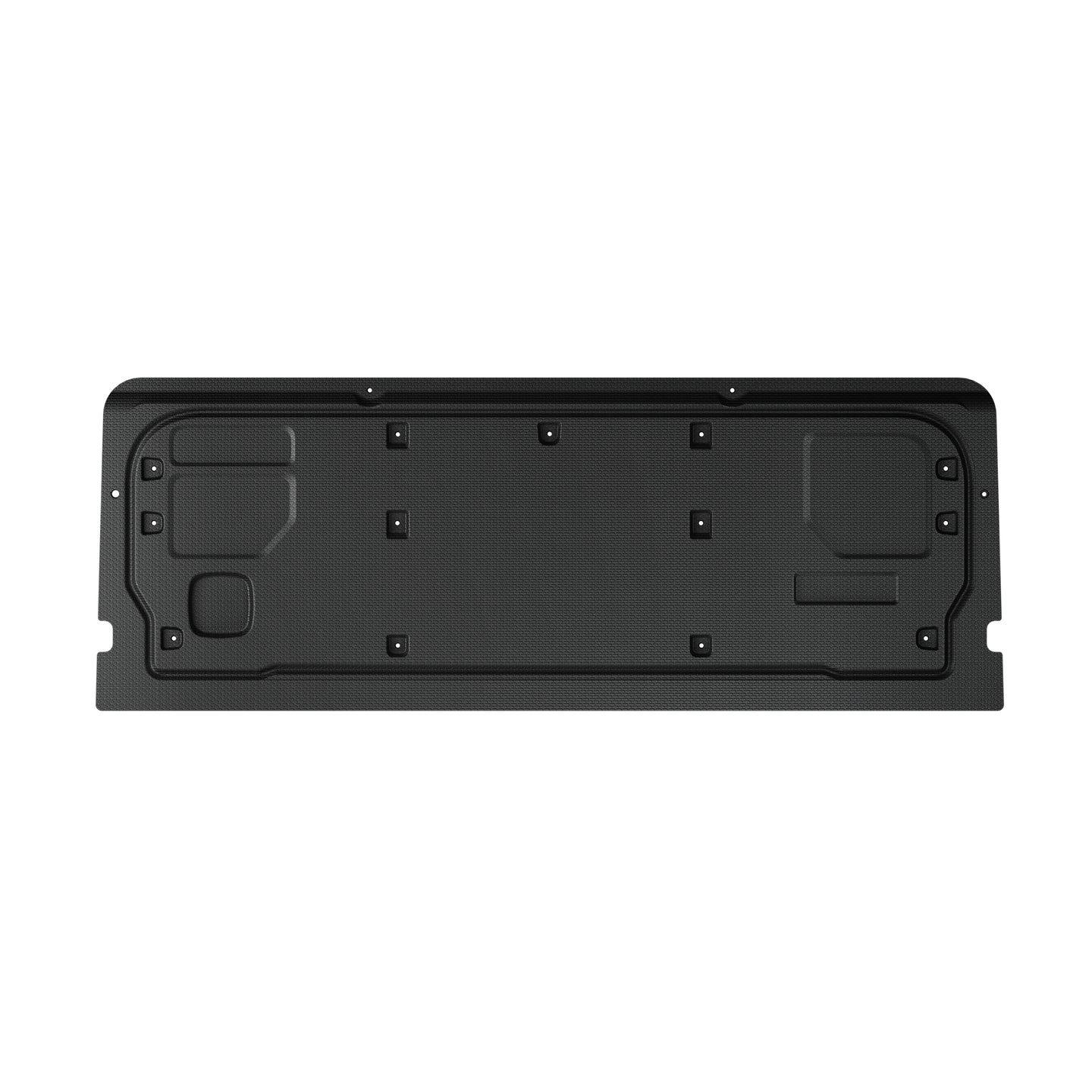 Michelin Ford F150 tailgate work surface 2021-2026 full mat in top view showing molded shape and attachment points