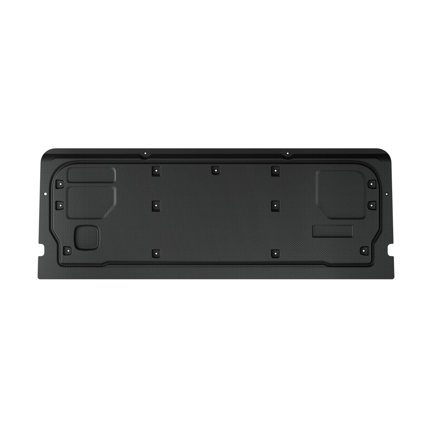 Michelin Ford F150 tailgate work surface 2021-2026 full mat in top view showing molded shape and attachment points
