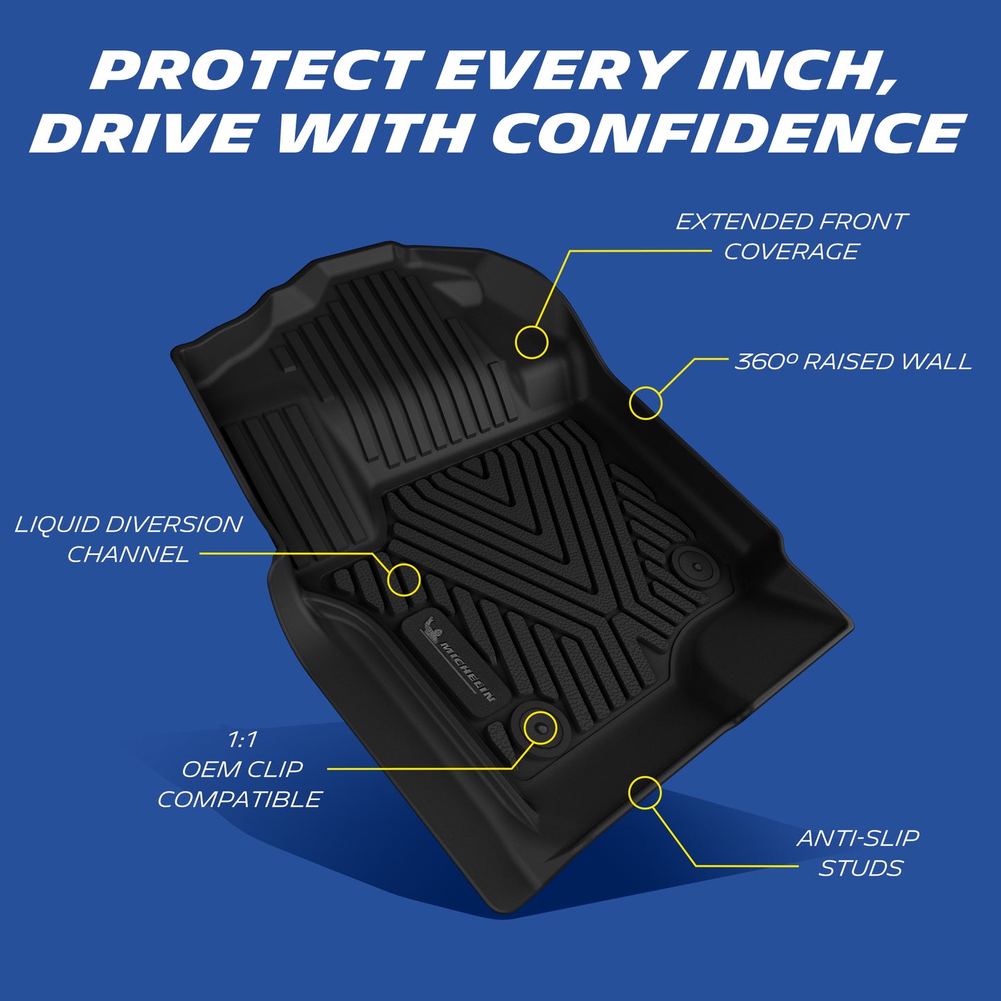 Michelin Ford F250 F350 F450 Crew Cab 2017–2026 raised edge detail