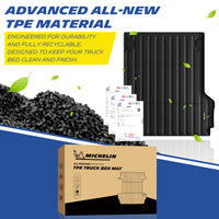 Michelin Ford Maverick 4.5 FT 2022¨C2026 truck bed mat with TPE material pellets and certification sheets