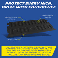 Michelin Ford Maverick 2022-2026 tailgate mat highlighting heavy-duty build textured surface and structural design