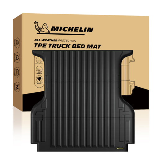 Michelin Ford Ranger 5FT Bed 2019-2023 truck bed mat displayed with retail packaging box and full product shape