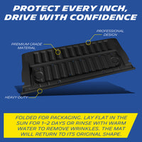 Michelin Ford Ranger 2024-2026 tailgate mat highlighting premium material professional design and heavy duty structure