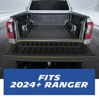 Michelin Ford Ranger 2024-2026 tailgate mat installed on open truck tailgate showing full coverage and edge protection