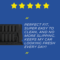 Michelin Ford Ranger 2024-2026 tailgate mat with five star rating and customer quote about fit and anti slip performance