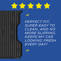 Michelin Ford Super Duty 6.75 FT 1999¨C2016 bed mat with five star rating and anti-slip texture detail