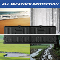 Michelin Ford Super Duty F250 F350 F450 2017-2022 tailgate mat shown in beach snow mud and grass conditions