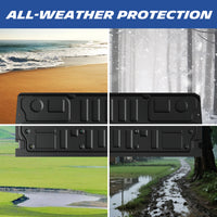 Michelin Ford Super Duty F250 F350 F450 2023-2026 tailgate mat shown in sand snow grass and muddy road conditions