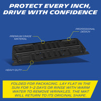 Michelin Ford Super Duty F250 F350 F450 2023-2026 tailgate mat showing grooves surface and heavy duty structure