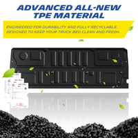 Michelin Ford Super Duty F250 F350 F450 2023-2026 tailgate mat TPE material with recyclable pellets and leaves
