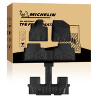 Michelin Kia Telluride 7/8 seats 2020-2025 full floor mats set layout