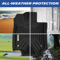 Michelin RAV4 3pcs 2019-2025 mat in multiple weather conditions