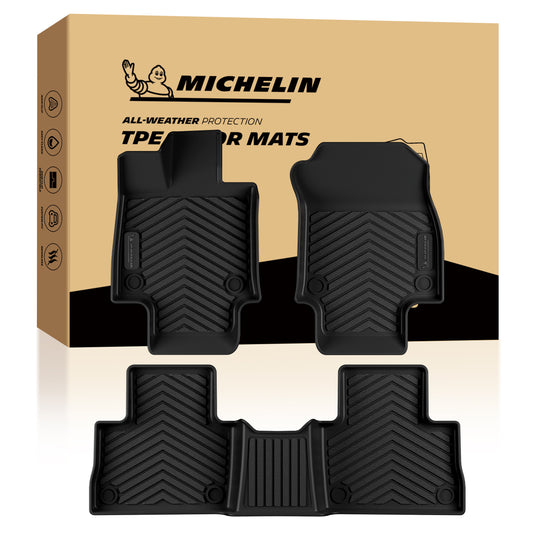 Michelin RAV4 3PCS 2019-2025 floor mats full set overview