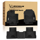 Michelin RAV4 3pcs 2019-2025 full front and rear mats layout