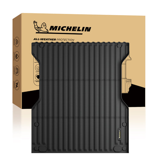Michelin Tacoma 5 ft bed mat 2024¨C2026 displayed with branded packaging box