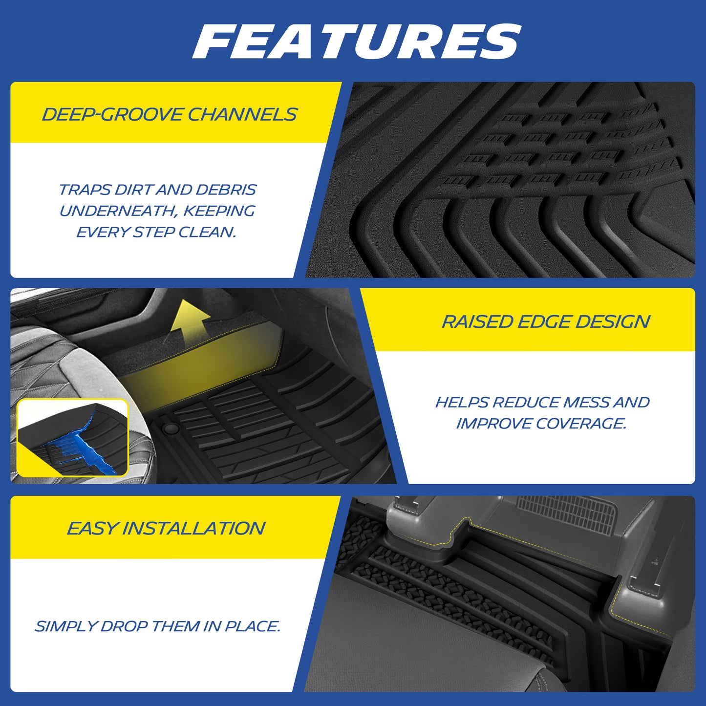 Michelin Tacoma Double Cab 3PCS 2024–2026 deep groove channel detail