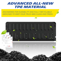 Michelin Truck Tailgate Protector for 2019-2023 Ford Ranger, All-Weather Tailgate Mat, Custom Fit, TPE, Pad