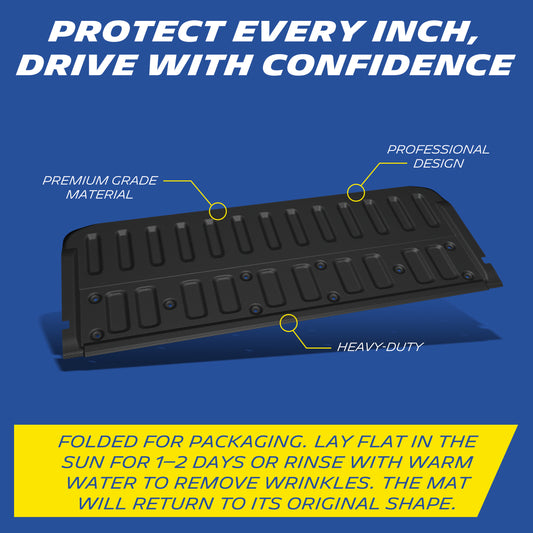 Michelin Truck Tailgate Protector for 2019-2023 Ford Ranger, All-Weather Tailgate Mat, Custom Fit, TPE, Pad