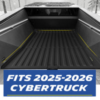 Michelin Tesla Cybertruck truck bed mat 2025-2026 installed in bed showing full coverage and fitted edges