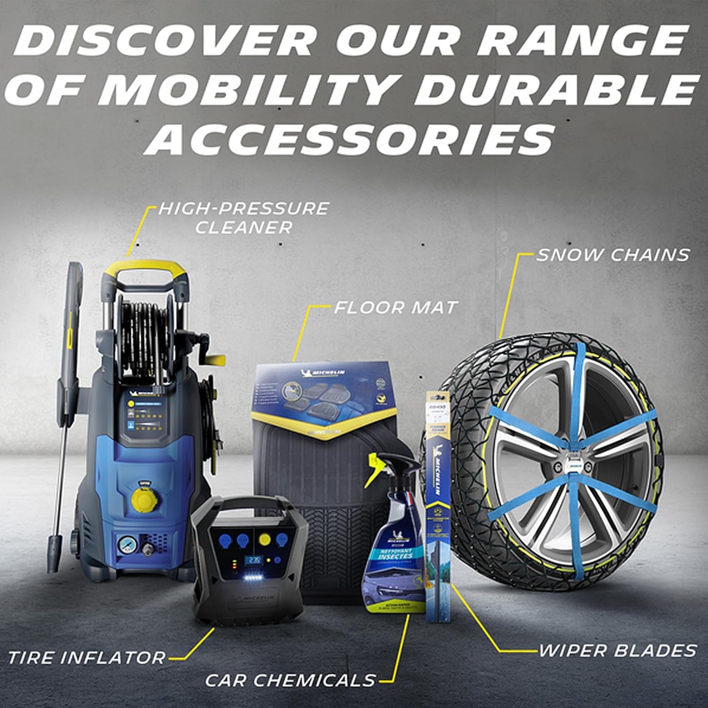 Michelin floor mats Tesla Model Y 5 Seater 2025 brand accessories