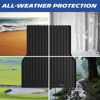 Michelin Toyota Tacoma 5 FT 2005¨C2023 bed mat shown in beach snow rain and muddy environments