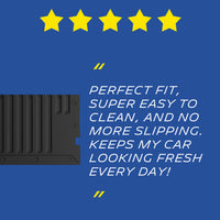 Michelin Toyota Tacoma 2024-2026 tailgate mat with five star rating and customer feedback about anti slip performance