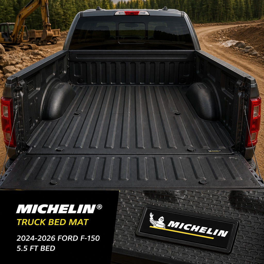 Michelin truck bed mat installed in Ford F-150 5.5 FT bed