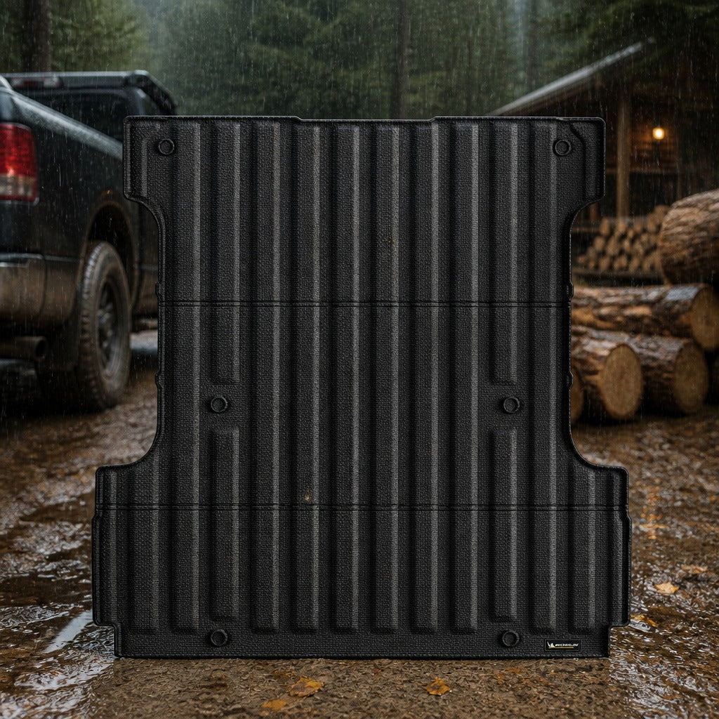 Michelin truck bed mat F-150 all-weather outdoor display