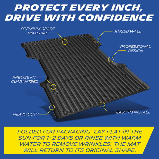 Michelin Truck Bed Mat for 2022-2026 Toyota Tundra 6.5 FT Only, TPE Truck Bed Liner, Non-Slip