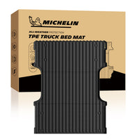 Michelin Toyota Tundra 6.5 FT 2022-2026 truck bed mat shown with retail packaging and full mat layout